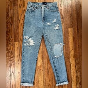 vintage GAP High Rise Distressed Blue Jeans